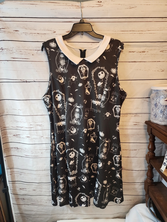 Disney Dresses & Skirts - Jack Disney Nightmare Before Christmas Dress with White Peter Pan Collar
